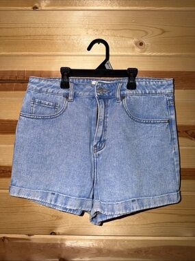 PacSun Light Wash High-Rise Denim Shorts